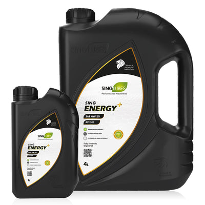 SING ENERGY+ 0W-20 Fully Synthetic Gasoline Engine Oil